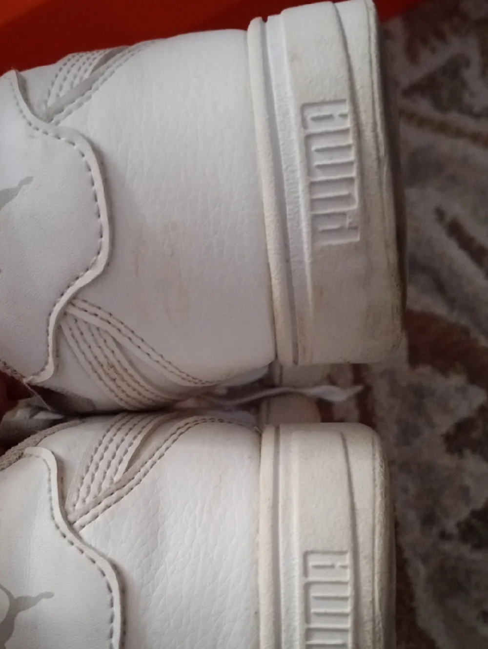 Puma Kids White Sneakers - Picture 4 of 5
